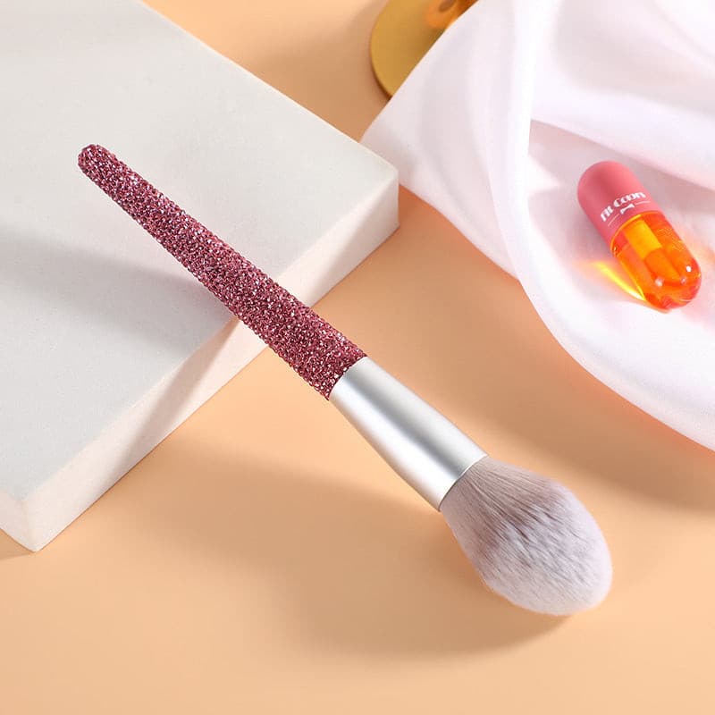 Diamond Encrusted Makeup Brush Soft Bristle Makeup Tool.